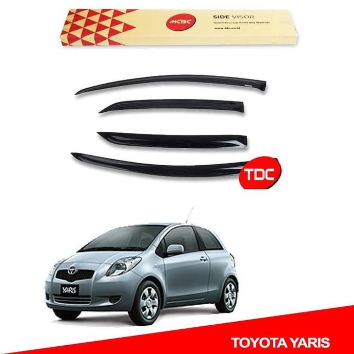 Talang Air Yaris Old New 2006-2014 MCBC Diamond Black List Jendela Mobil Original