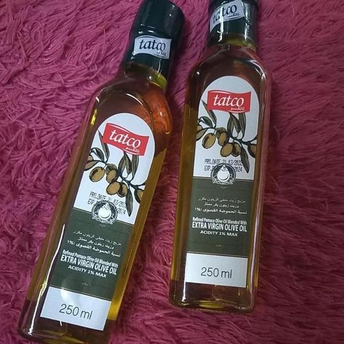 

Termurah Minyak Zaitun Tatco Orinal Botol Kaca / Extra Virgin Olive Oil Refined Pomace