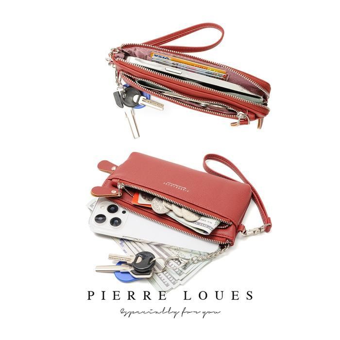 Dompet Panjang Wanita Kulit Pu Pierre Loues Eldora Wallet