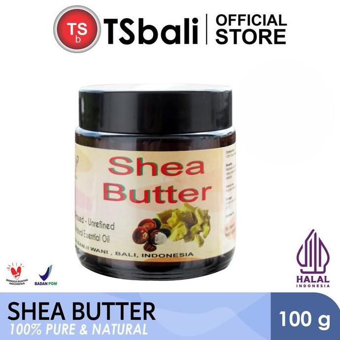 

TSb - Shea Butter Unrefined 100% Murni & Alami 100gr
