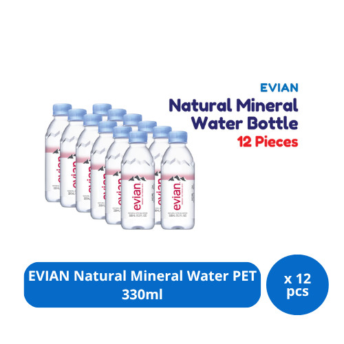 

EVIAN Natural Mineral Water PET 330ml x 12 pcs