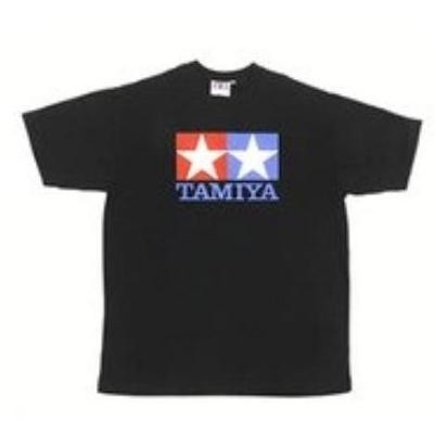 TAMIYA 67112 Tamiya Logo T-Shirt (Black) XL