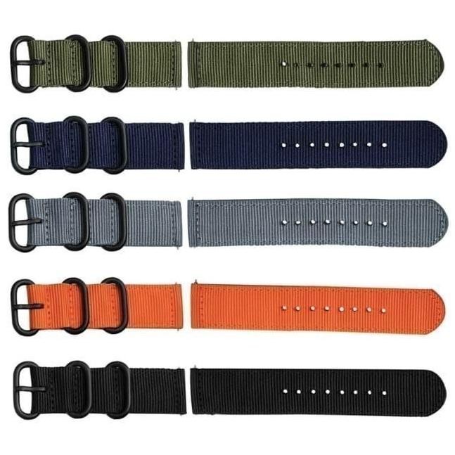 Ori - Stt Strap Nylon Omega X Swatch 42Mm - Tali Jam 20Mm Stitching Nilon Sport