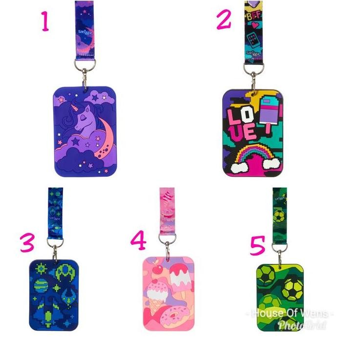 

SMIGGLE SEEK BUS ID SCENTED LANYARD - GANTUNGAN NAME TAG SMIGGLE