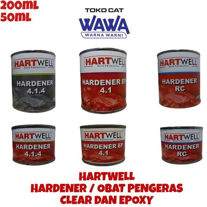 Sale Hardener Hartwell Pengeras Cat Mobil Clear Coat dan Epoxy Resin