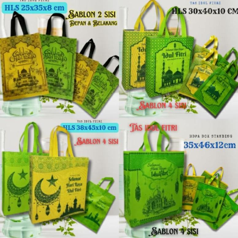 

ede-78 qw-7 ( 12 pcs) Tas LEBARAN IDUL FITRI PREMIUM , tas idul fitri,tas hampers lebaran, goodie bag,tas spunbond Murah Premium