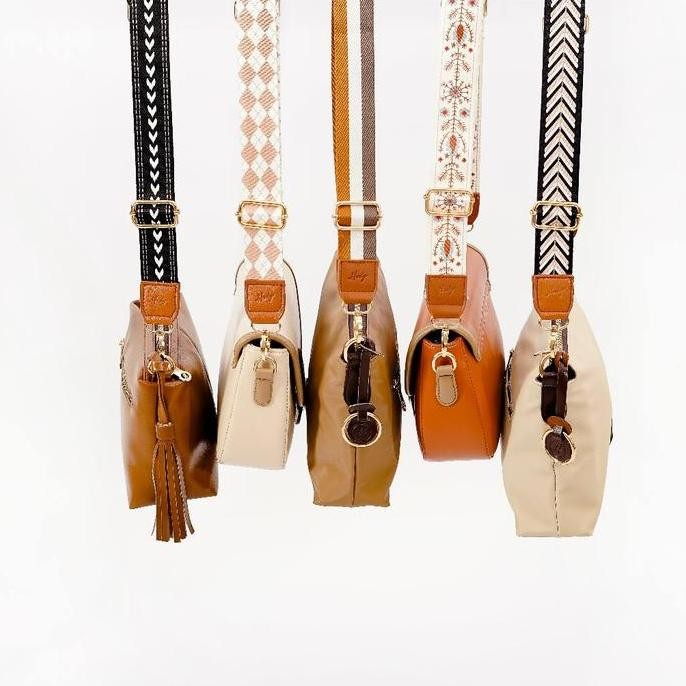 Ori - Lecari Strap Tas Selempang Wanita Hody - Tali Tas Premium Trendy 2025