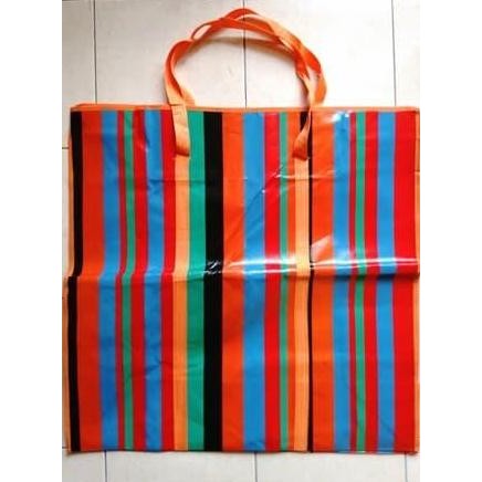 Tas Belanja Karung Plastik Resleting Jumbo - Kantong Baju/Barang