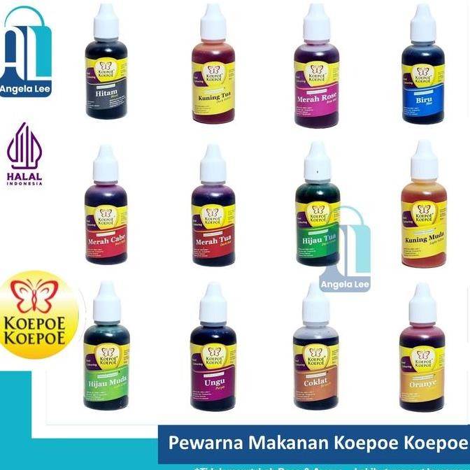

LM Koepoe Pewarna Makanan Koepoe Kupu Foodgrade Food Coloring 30ml
