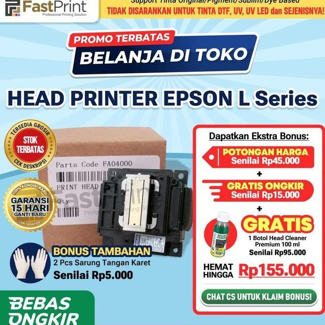 New Print Head Printer Epson L121 L1210 L3210 L5290 L3250 L3100 Original Fast