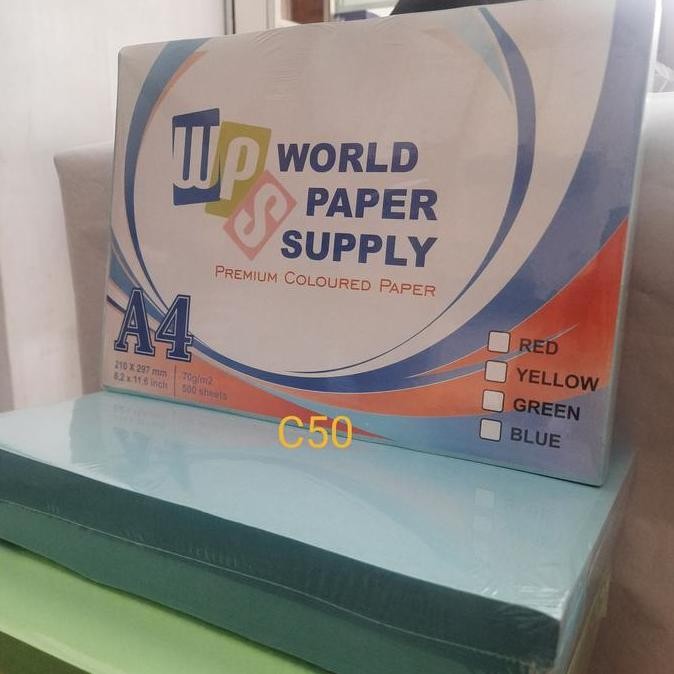 Kertas HVS Warna A4, 70 gram MS