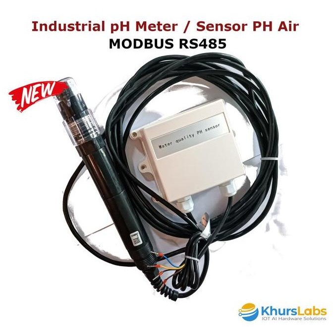 Terlaris Industrial Ph Meter / Sensor Ph Air Modbus-Rtu Rs485 / 0-10V / 4-20Ma Ready Stok