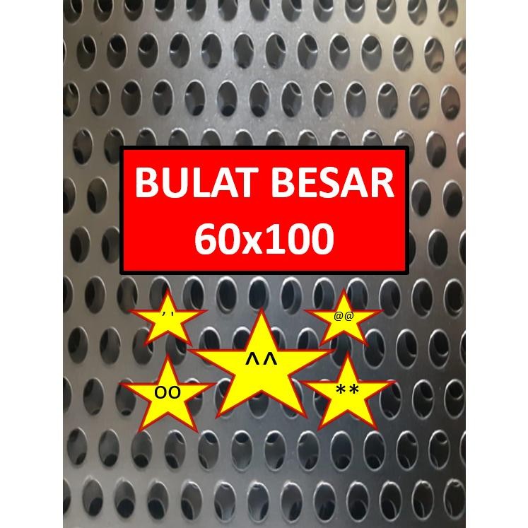 Plat Ram Speaker - 60x100 - Grill Speaker - Plat Lubang - Plat Ayakan - Plat Saringan - Plat Perfora