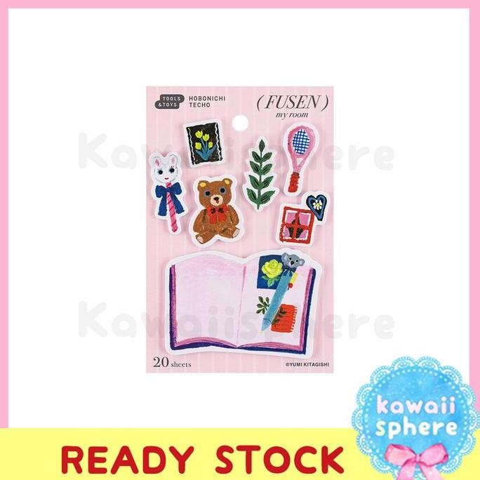 

Yumi Kitagishi Hobonichi Sticky Note Tabs - My Room | Sticky Notes Yumi | Ready Stock Handcarry Japan SS