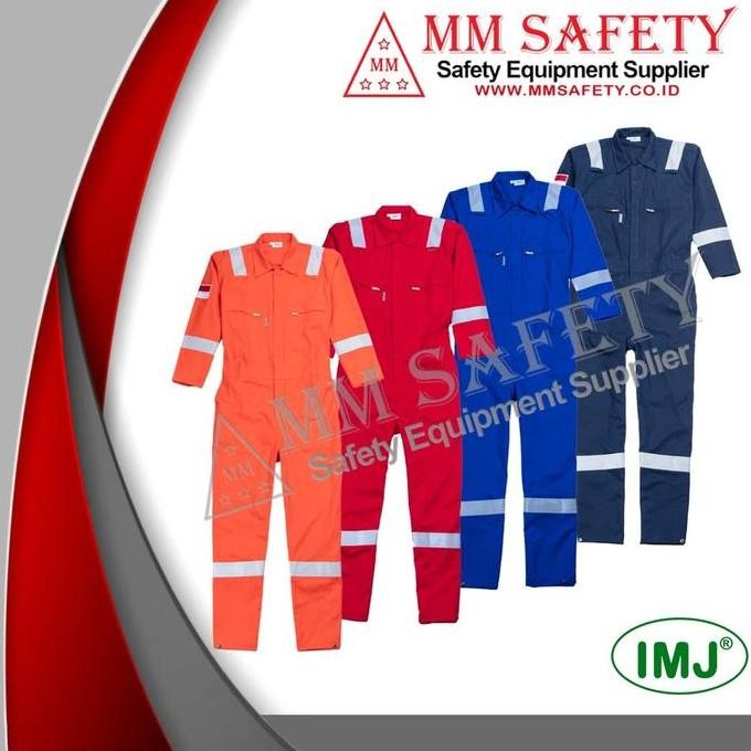 WEARPACK IMJ COTTON 100% / COVERALL 3M (ANTI PERCIKAN API)