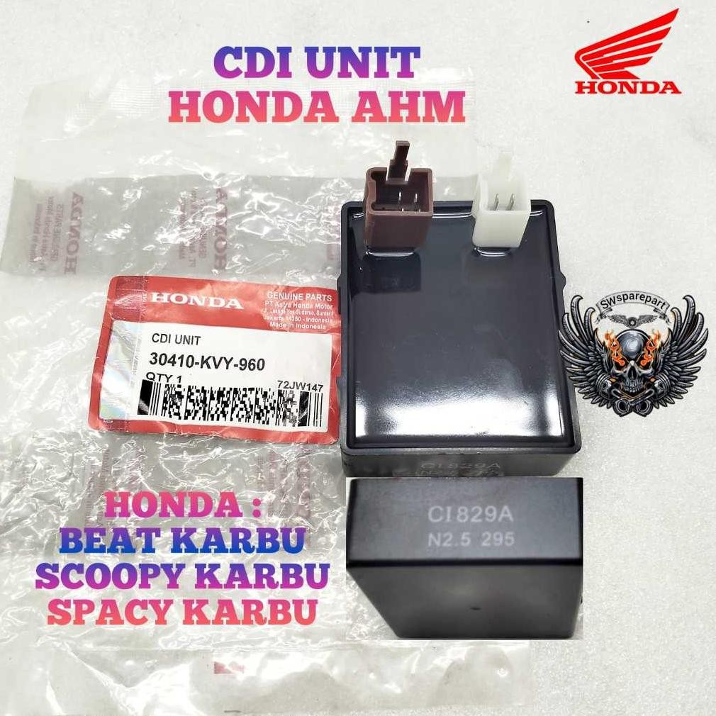 UNIT COMP CDI BEAT KARBU KUALITAS ORIGINAL HONDA AHM PRESISI BAHAN BERKUALITAS CDI ASSY SPACY SCOOPY