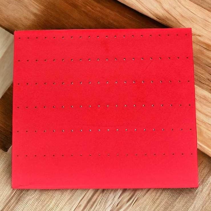 Display Perhiasan Anting Bentuk L /Display Aksesoris/ Display Anting Jewelry Bludru/ Display Papan A