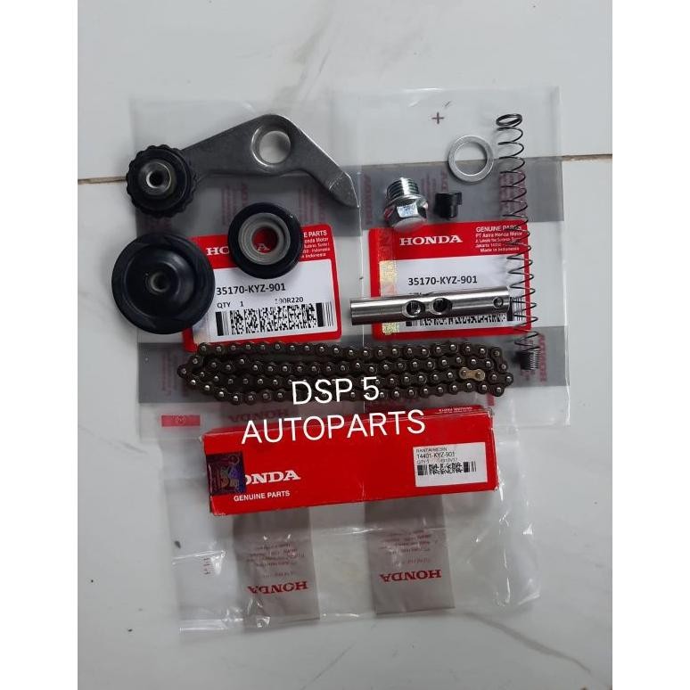 Paket rantai keteng set Supra x 125 helm in blade Fi Ori KYZ