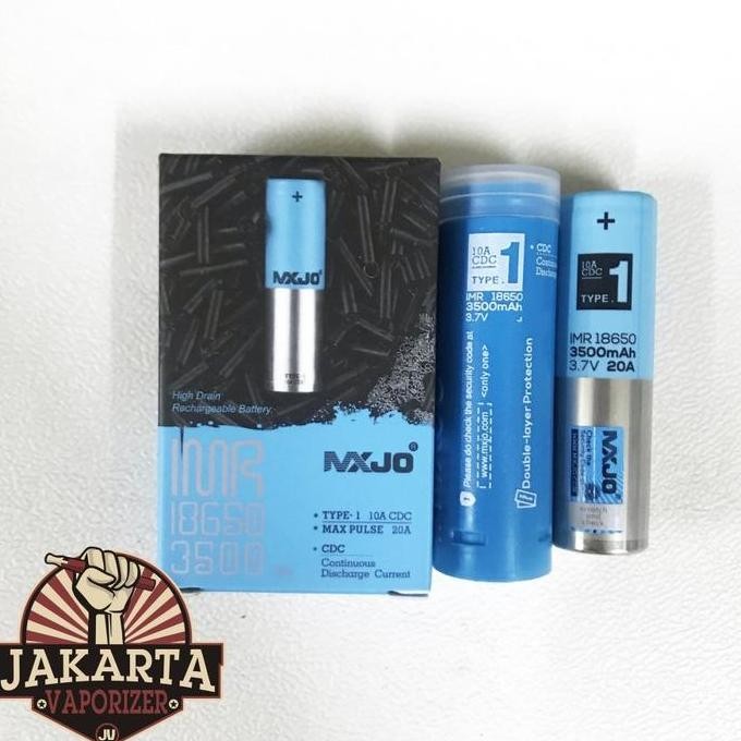 Diskon Battery Mxjo 18650 3500Mah Rechargeable Li-Ion [Blue] High Drain