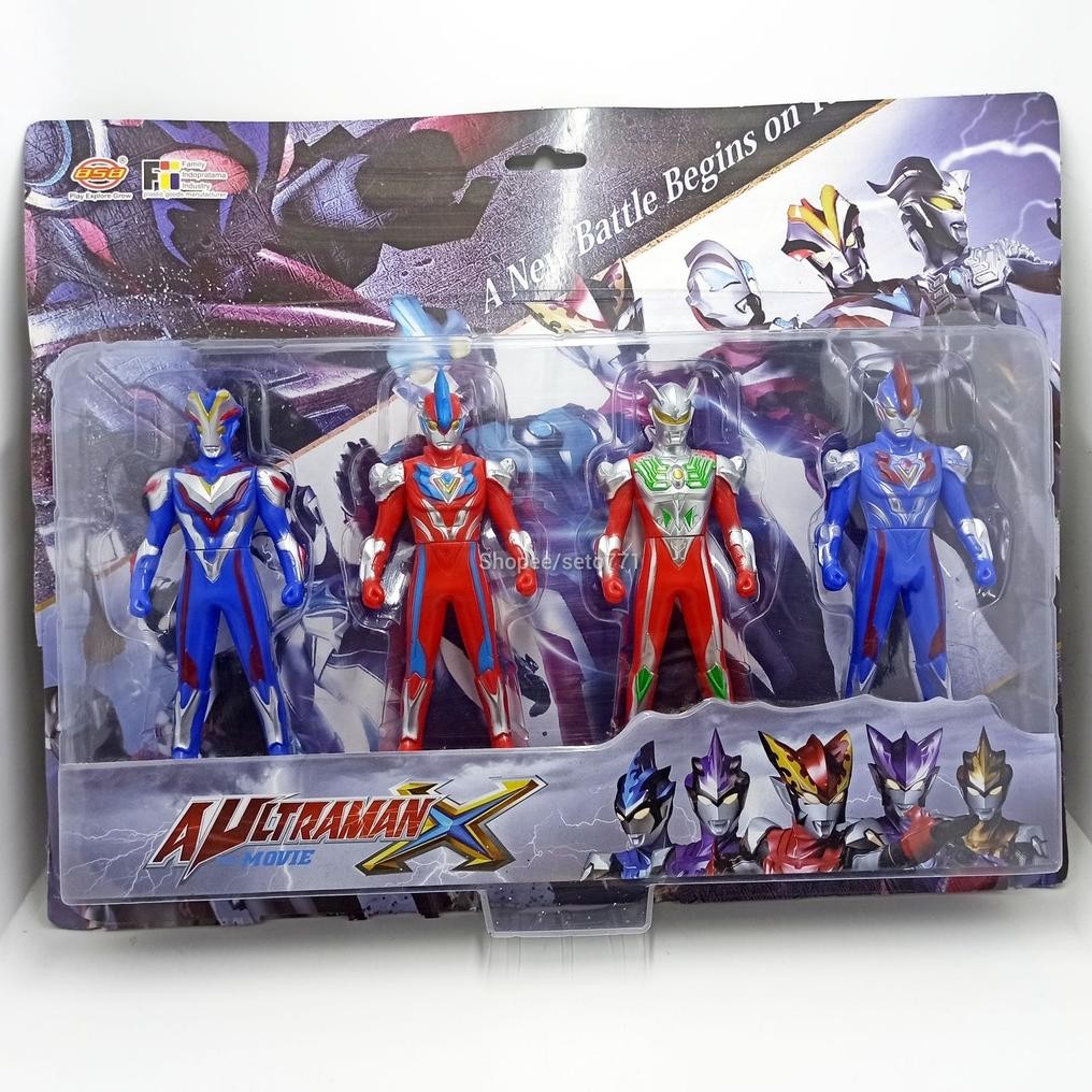 No. 1911 Mainan Ultra Hero Mini 4pcs Ultra X No. 1910 DiM