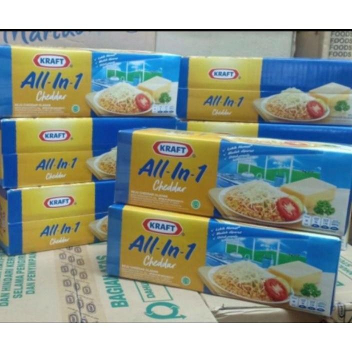 

Keju Kraft All In One Cheddar 2Kg Kraft All In 1 2 Kg