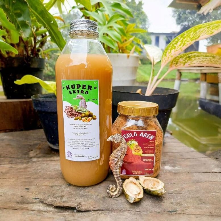 KUPER EXTRA 1000 ml + GULA AREN SEMUT JAMU KUAT HERBAL PRIA DEWASA TAHAN LAMA DiM
