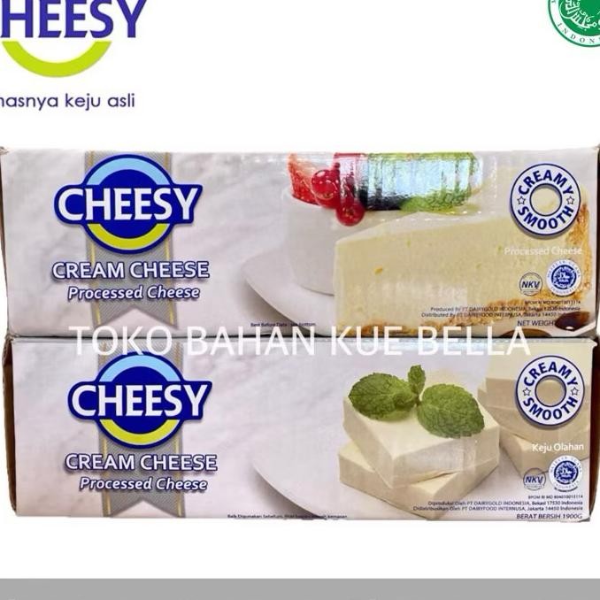 

Keju Cheesy Cream Chese 2Kg Cheese Krim