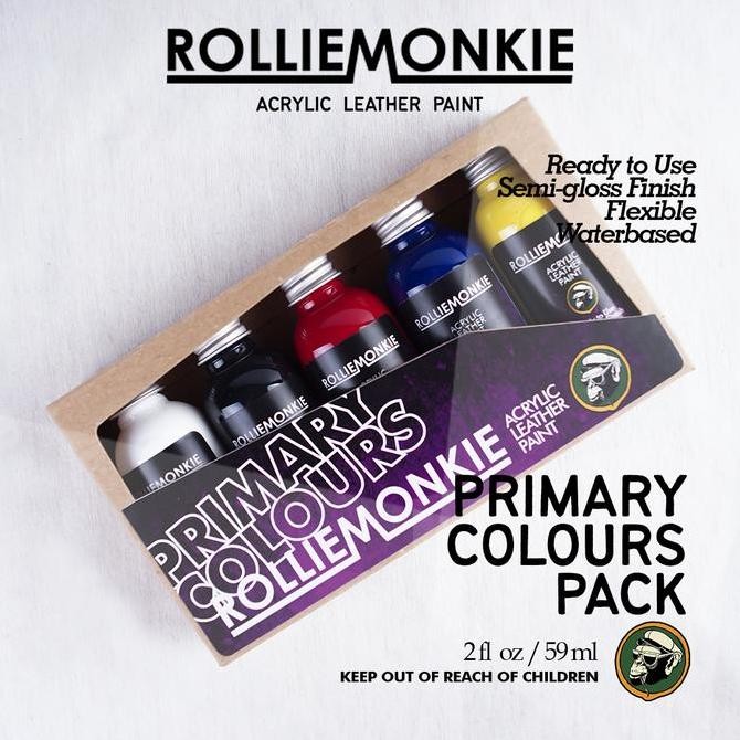 

TERBARU Rolliemonkie Acrylic Leather Paint - primer pack HOT SALE!