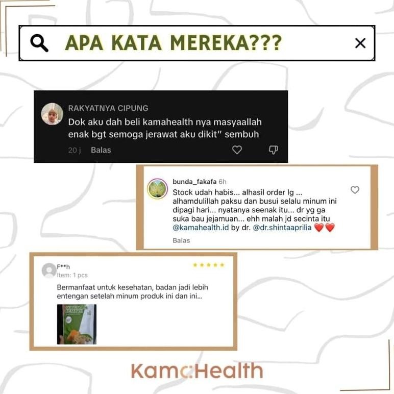 

Original [Ready Siap Kirim.!!!] Kama Health Kamahealth Minuman Rempah Jsr Ramuan Cinta Dar-10