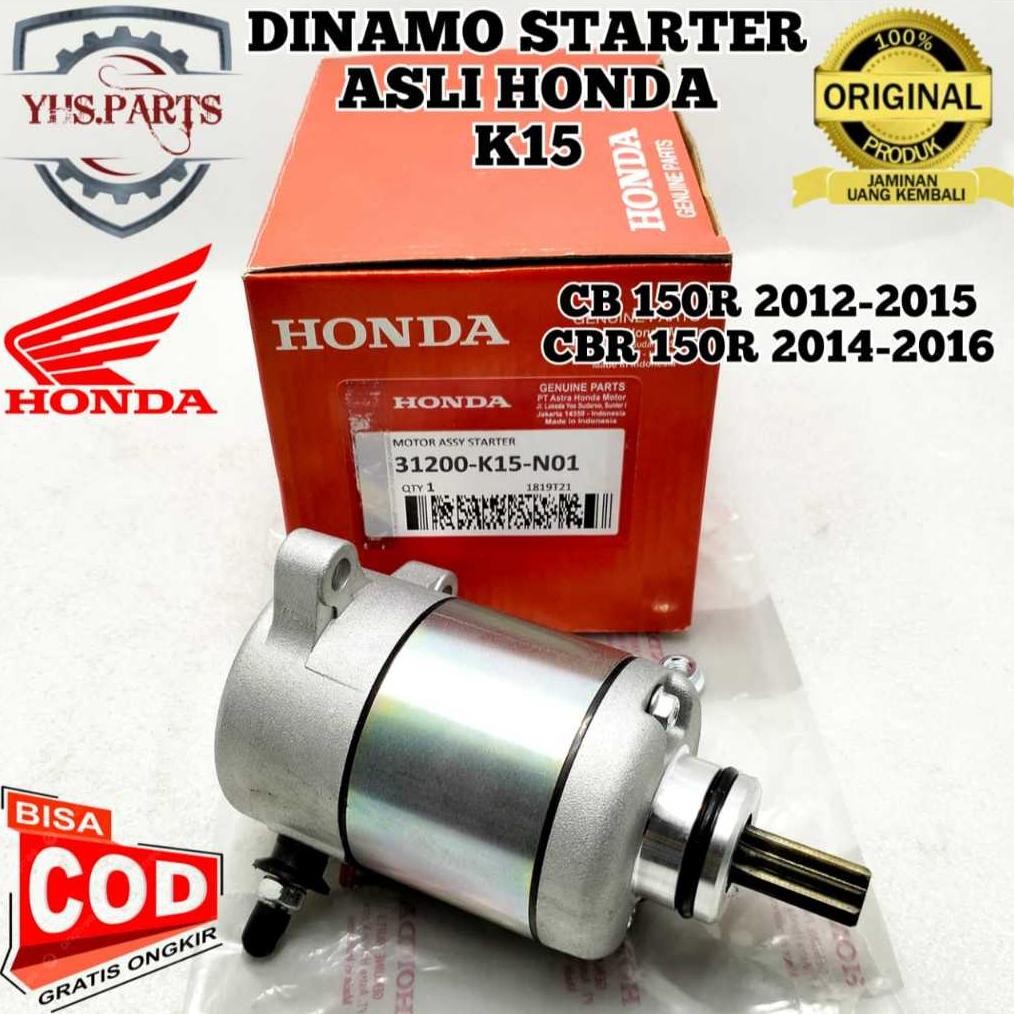 ASLI ORIGINAL DINAMO STATER HONDA AHM K15 CB 150R CBR 150 R OLD LAMA DINAMO STARTER