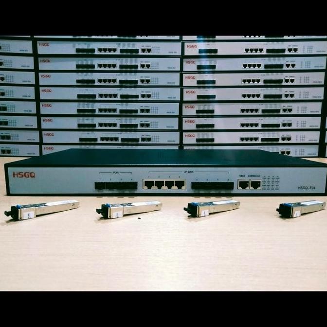 Olt Epon Hsgq 4 Port Sfp 8,8 Db + Ac Power New Stok