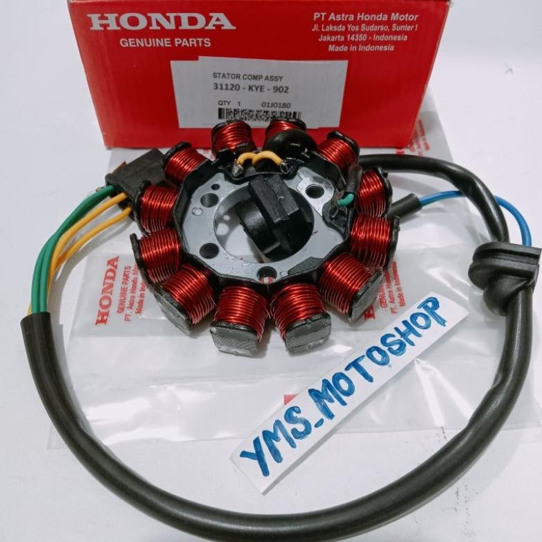 spul stater spul pengapian Honda Megapro new Megapro mono Verza ORI KYE