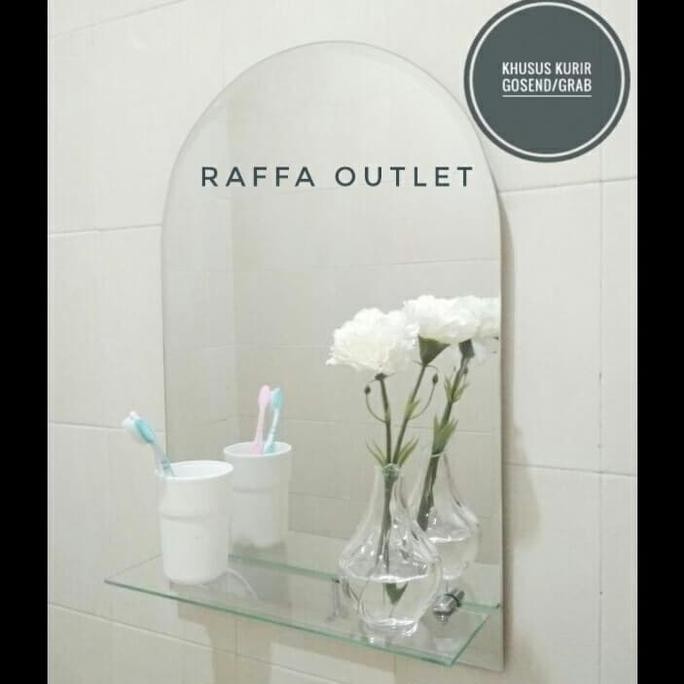 CERMIN KAMAR MANDI/KACA KAMAR MANDI OVAL MURAH