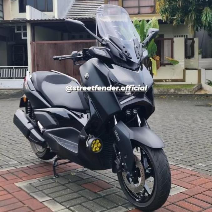 BRACKET SPION + HOLDER HP GPS YAMAHA XMAX DUDUKAN SET SPION CNC STOK TERBATAS