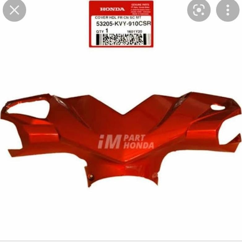 Batok merah depan beat karbu ori AHM