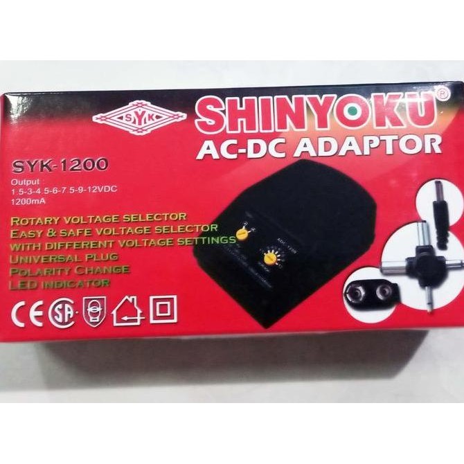 Ac-Dc Adaptor Shinyoku Syk1200
