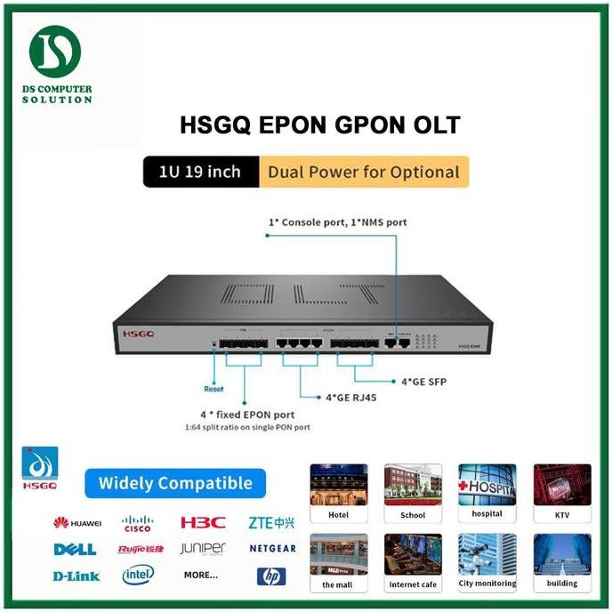 Hsgq Gpon Epon Olt New Stok