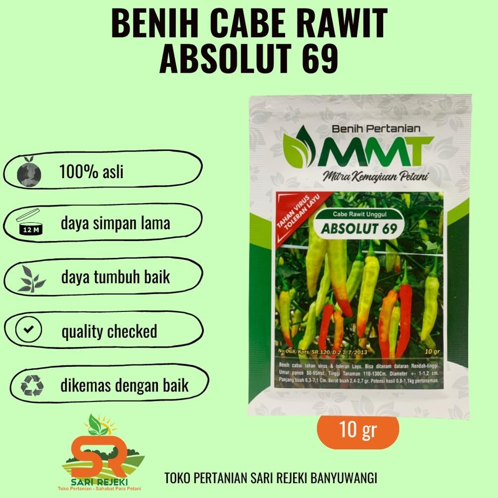 BENIH CABE RAWIT ABSOLUT 69 10GR MMT