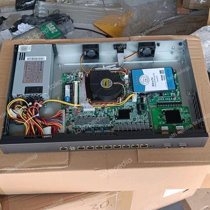 Rackmount 1U Server Mikrotik X86-64 Pc Spek Gahar Setara Ccr New Stok