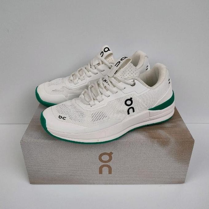 Sepatu Tenis On Cloud X The Roger Federer White Green