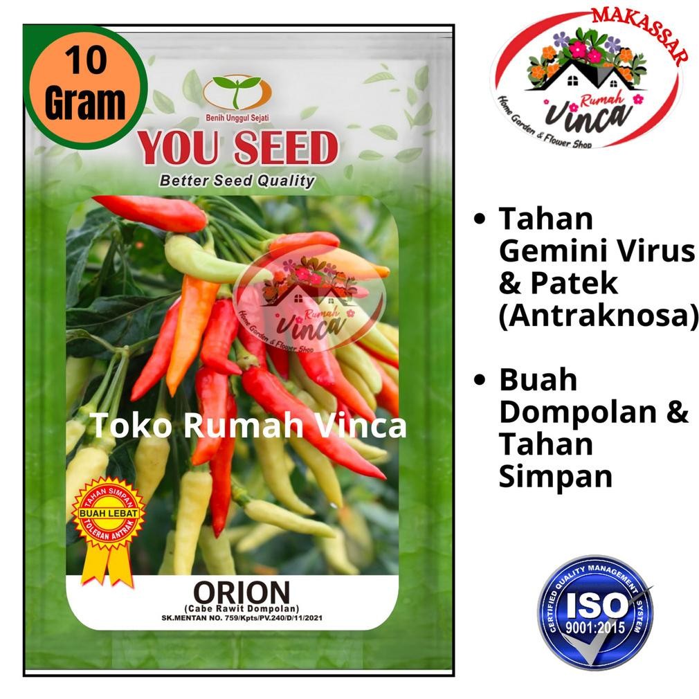 Benih Cabe Rawit Setan ORION F1 isi 10g Cabe rawit Dompolan You Seed