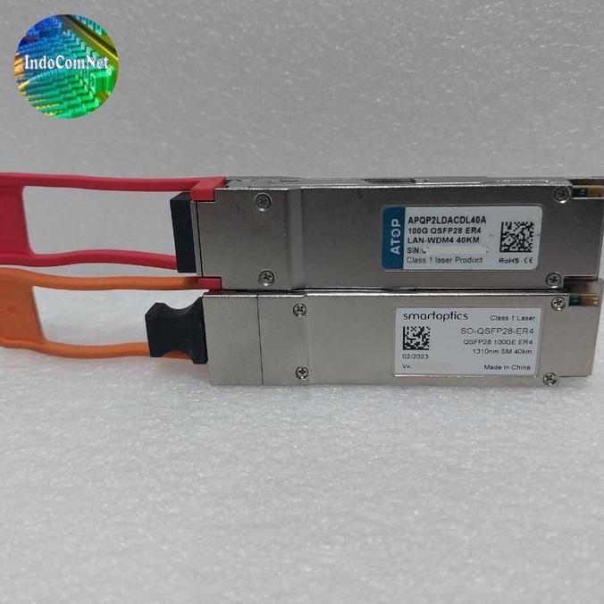 Qsfp 100G 40Km Optical Transceiver Single-Mode Lc 100G Qsfp28 Er4 New Stok