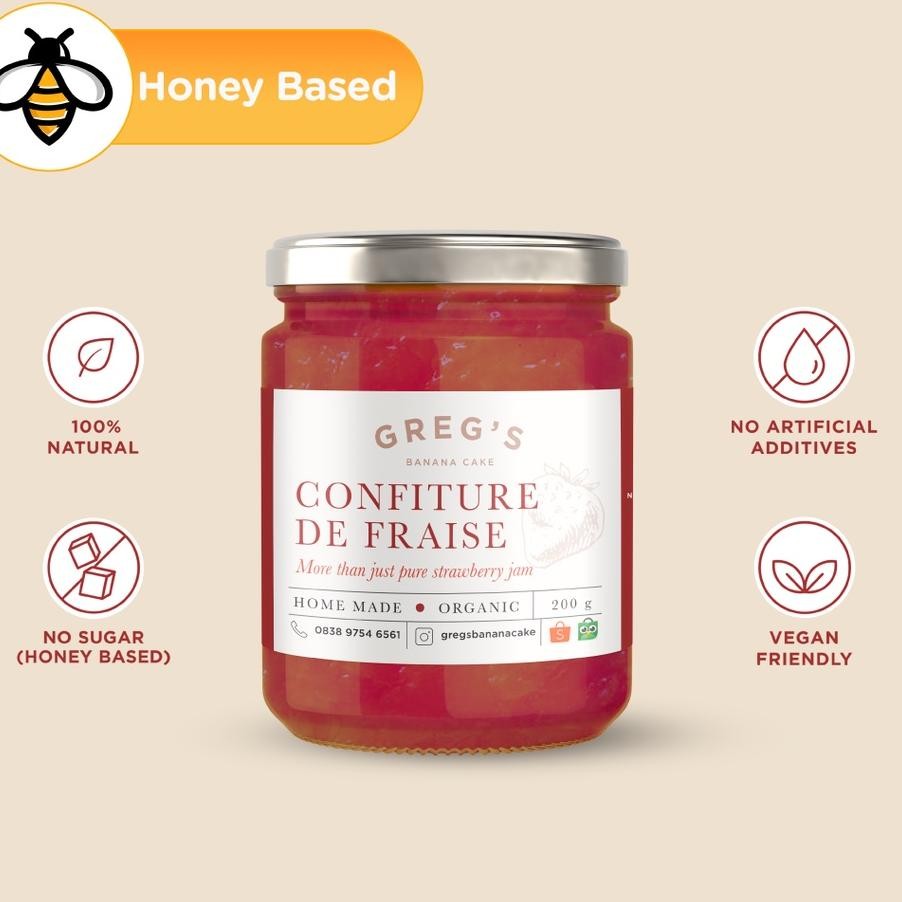 

Strawberry Jam Sugar Free Selai Stroberi Gluten Free