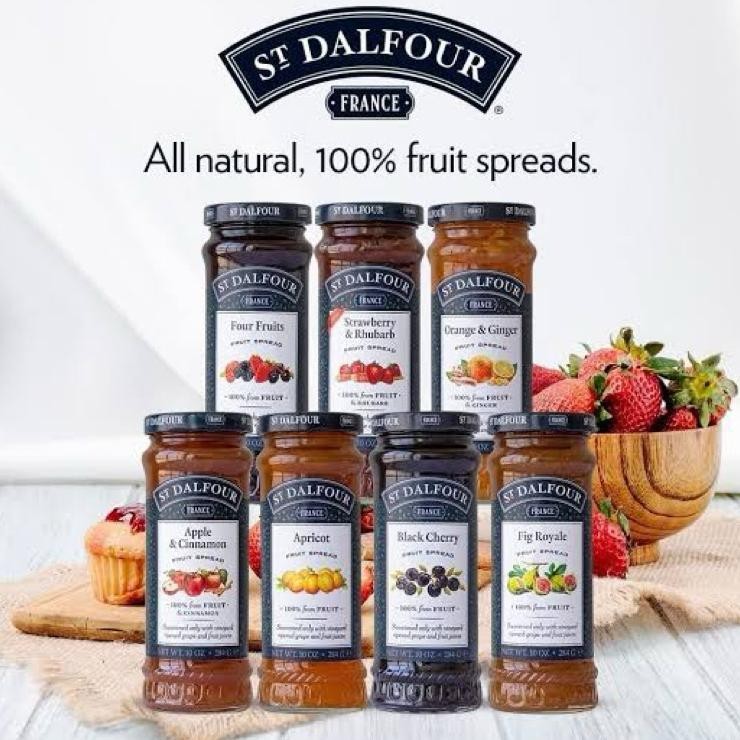 

St Dalfour All Natural Fruit Jam 248 Gr From France Selai Buah