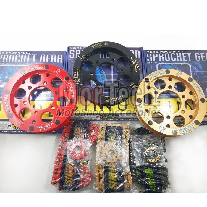 Sinnob Chain Kit Gear Gir Set Rante Rantai Motor All New Cbr 150R Original Dan Terpercaya