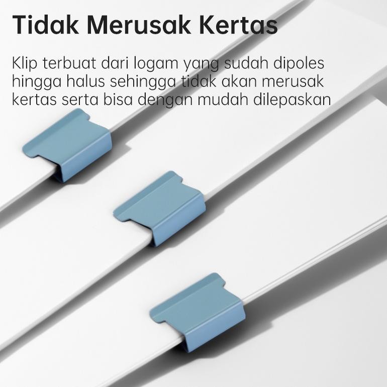 

Hot Sale Nusign Fastener Clip Refill / Refill Binder Clip / Isi Penjepit Kertas Otomatis Isi 50 Kapasitas 40 Lembar Ns086 Hot Sale