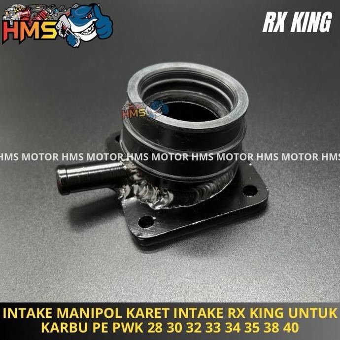 Intake Intek Manipol Karet Intake Rx King Untuk Karbu Pe Pwk 28 30 32 33 34 35 38 40
