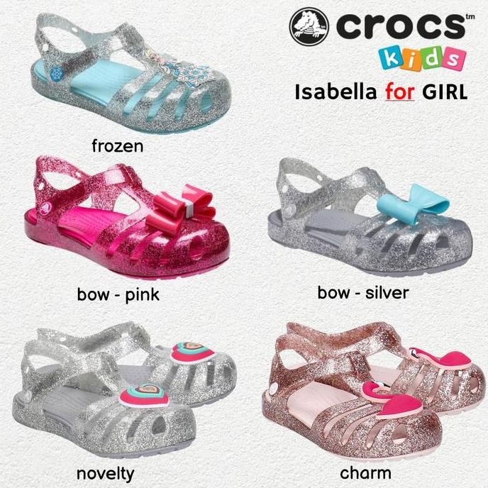 Crocs Isabella / Crocs Anak Perempuan / Sepatu Sandal Anak / Crocs Kid