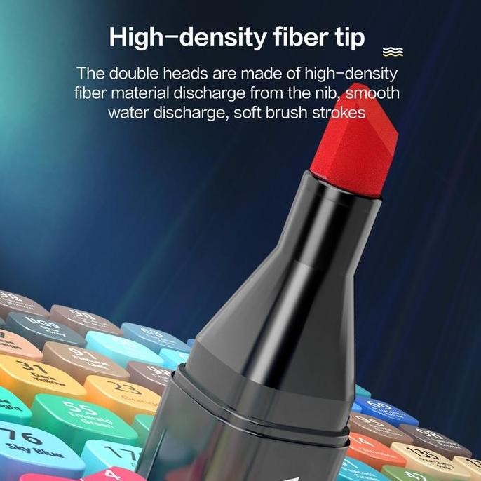 

Promo Mayy Dual Brush Pen Set 2In1 Spidol & Stabilo Warna 24-168 - Touch Marker Sketch