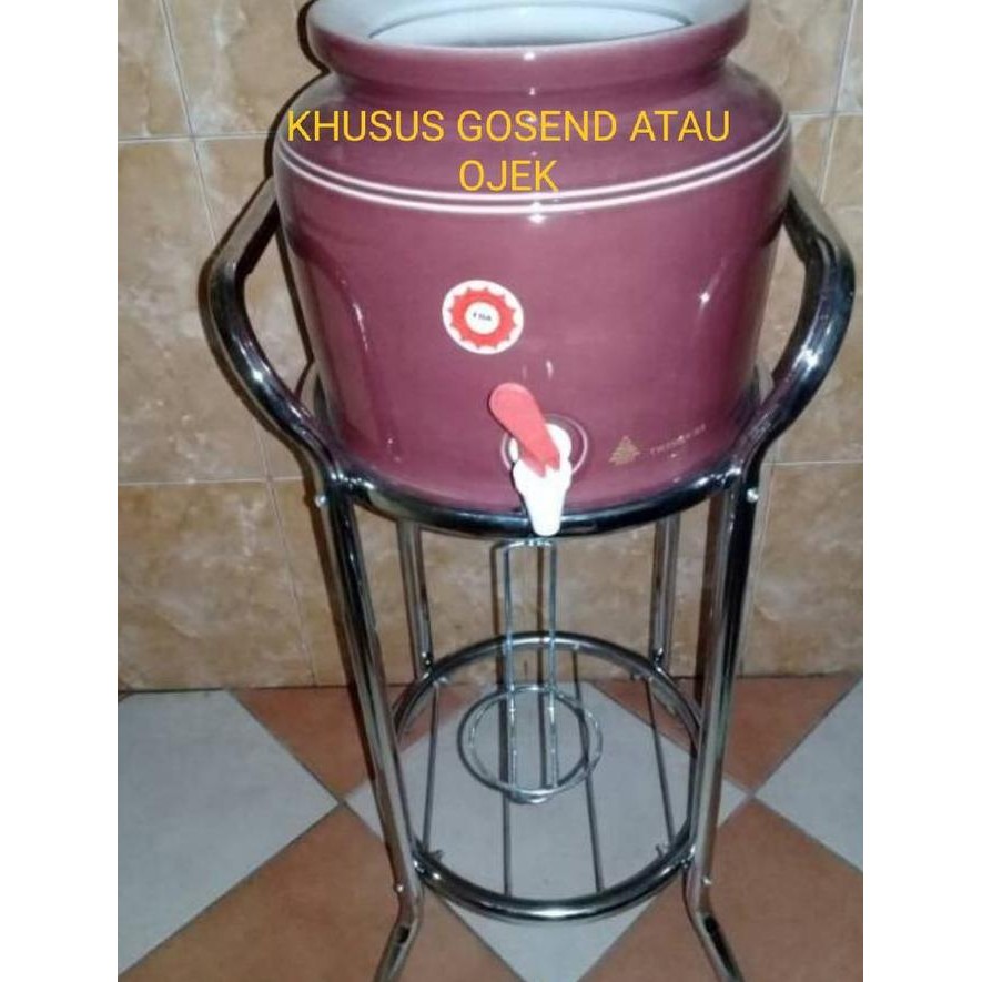 Murah!!! Kaki/Rak Meja Dispenser Guci Air Galon + Paket Guci